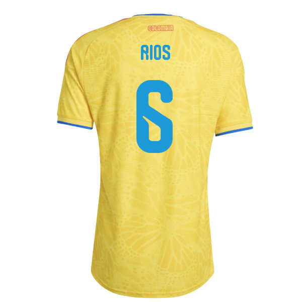 2026-2027 Colombia Authentic Home Shirt (Rios 6)-SoccerKits Hub | Buy Soccer Jerseys Online